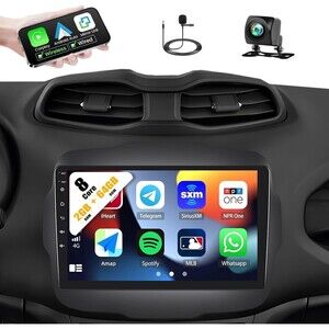 9" 8Core 2+64GB CarPlay Android13 Car Stereo Radio GPS Navi FM For Jeep Renegade